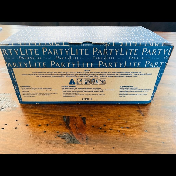 🎉SALE ✨NIB✨ PartyLite Candle Holder Set (2) - Picture 4 of 4
